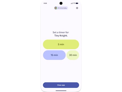 Stel een timer in voor apps met Pause Point.