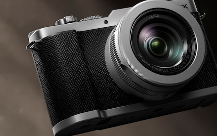 The Panasonic Lumix L10 looks particularly pretty in the two-colour versions.