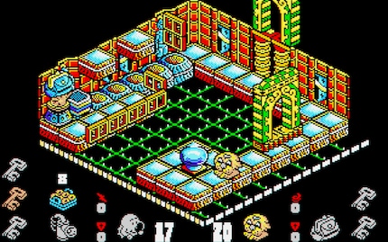 Like Head over Heals, the game shows the levels from a 3D perspective.