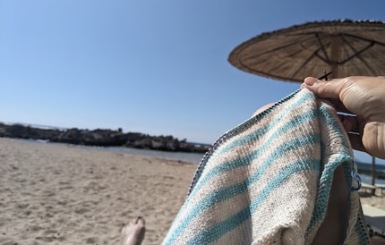 Die Erinnerungen an diesen Urlaub sind in meinem T-Shirt mitverstrickt.