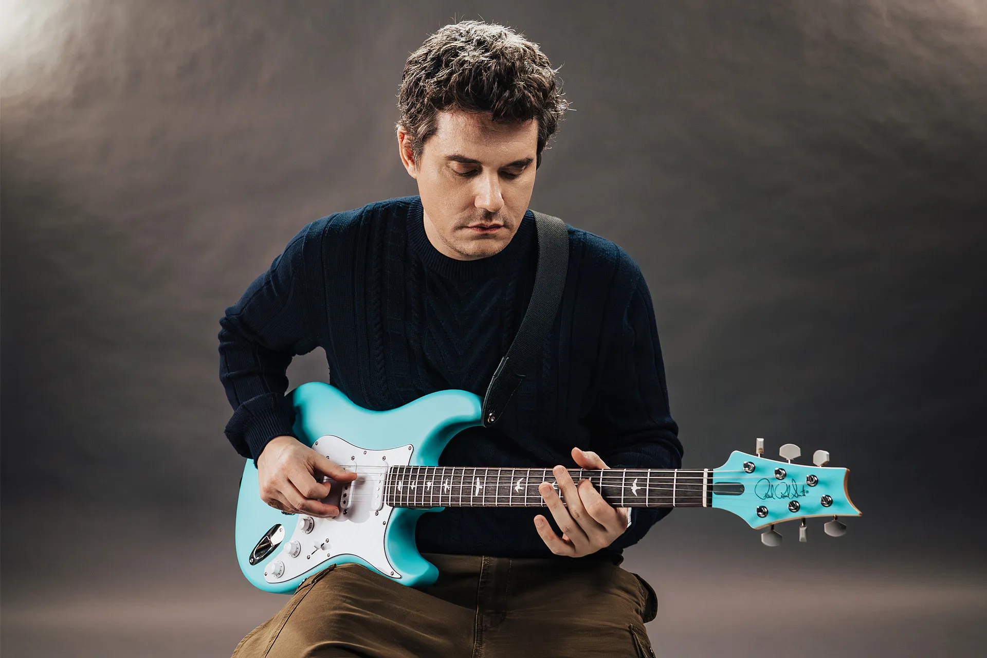 John Mayer mit der PRS Silver Sky.