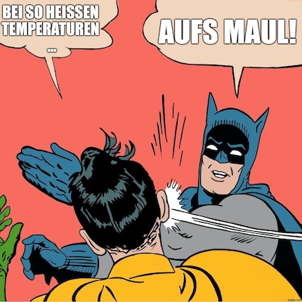Ik heb met je te doen, Batman. Ook al is geweld natuurlijk niet het antwoord! 