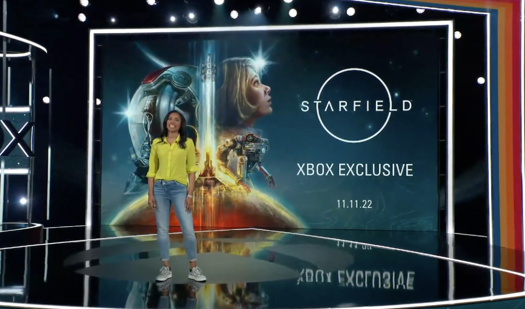 Het toenmalige hoofd van de Xbox-hardware, Sarah Bond, kondigt trots aan dat «Starfield» Xbox-exclusive zal zijn. Voor altijd.
