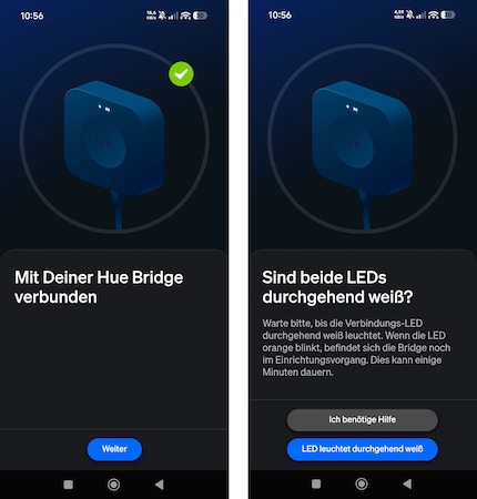 Es hat geklappt. Doch geht es noch weiter.