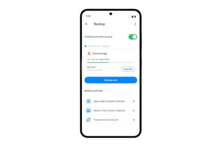 /e/OS avrà una funzione di backup online.