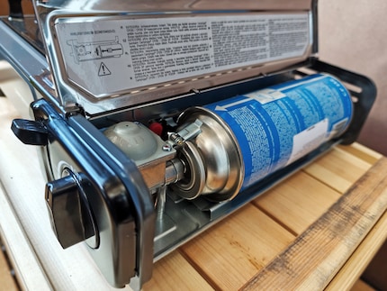 Die Gaskartusche des Typs CP 250 gibt es vielerorts zu kaufen.