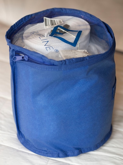Die Flipline wird von den drei Produkten als Einzige in einer Tasche geliefert.