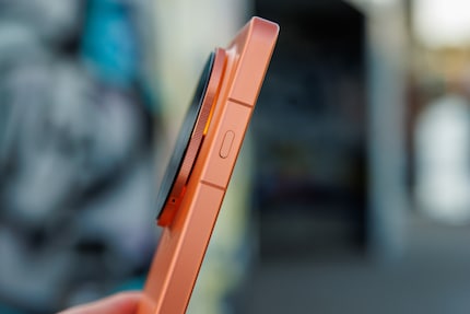 Der Snap Key an der linken Seite des Rahmens.