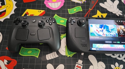 Das Steam Deck diente eindeutig als Vorlage für den Steam Controller.