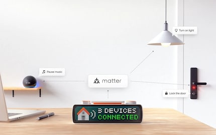 Depending on the selected status, the Busy Bar can, for example, control lights, pause music or lock a smart door lock.