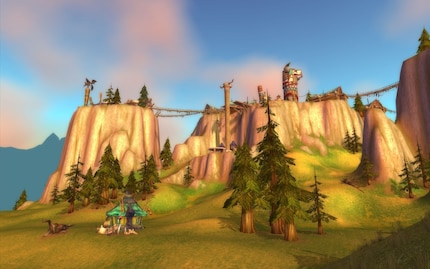 De liften naar Thunder Bluff vertrokken altijd vlak voor je neus.