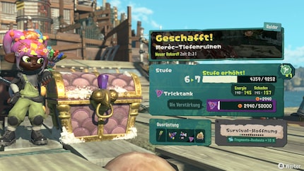 In «Tiefenruinen» warten je nach Tank unterschiedliche Belohnungen auf mich.