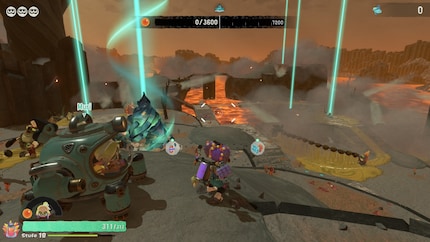 Vor einer Mission entscheide ich, welcher NPC den Roboter steuern soll – je nach Pilot schalte ich verschiedene verheerende Spezialattacken frei.