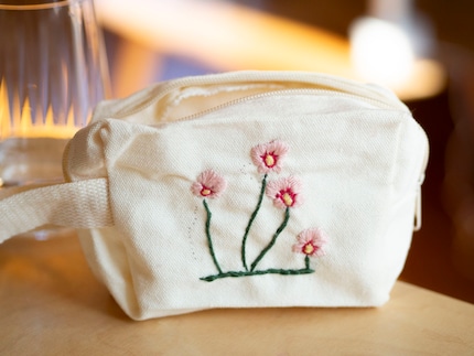 Schon mal hübsch, aber für die Punkte muss ich mir noch etwas überlegen. Mein Versuch: Viele kleine Blümchen, die von den Markierungen ablenken.