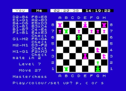Matt in zwei Zügen stimmt zwar, ich würde es aber trotzdem gerne sehen und zu Ende spielen.