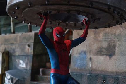 Spider-Man und das Gewicht der Welt – sozusagen.