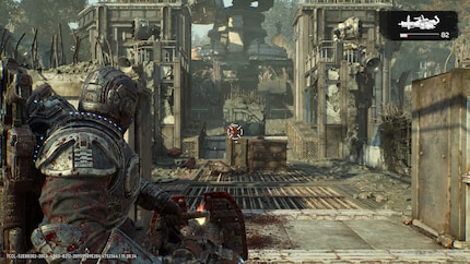 Der Aussenposten erinnert visuell an frühere «Gears of War»-Ruinen.