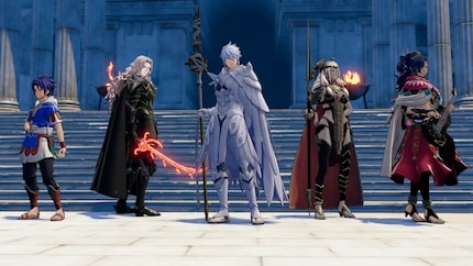 Von links nach rechts: Cai, Dietrich, Eshmel (das bin ich), Theodora, Leda.