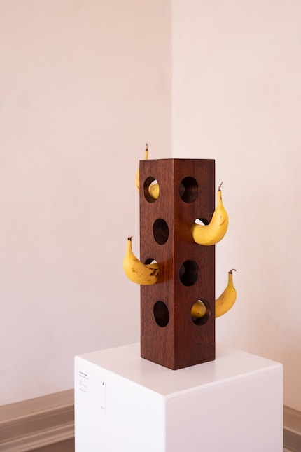 Banana Split von Vincent Kohler: eine Skulptur, die kaum noch wie eine Obstschale aussieht.