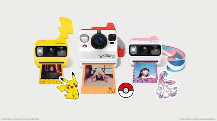 Die drei Kameras in Pokémon-Design.