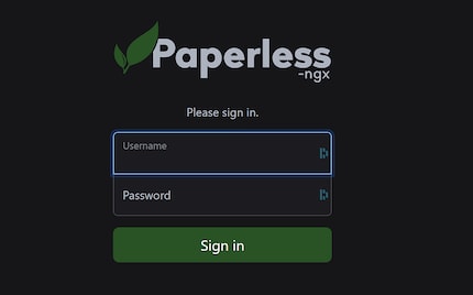 Im Browser wirkt Paperless-ngx wie ein normaler Webdienst, betrieben wird es aber auf eigener Infrastruktur.