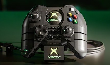 The first-generation controller also handles the controls for the model