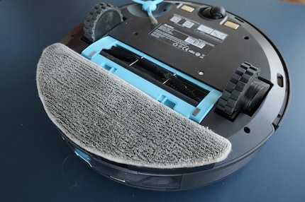 Kleiner Lappen, grosser Tank: Die Wischfunktion des Mamibot ist bescheiden.