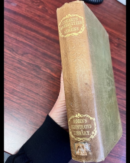 Das Buch «Antiquities of Athens», publiziert 1858.