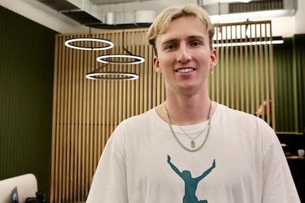Andri im Interview in Zürich.