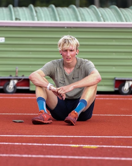 Der Schongang ist das nicht – Andri fordert sich beim Training.