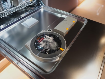 PowerDisk is the name of the automatic dosing system with Miele's own cartridges.