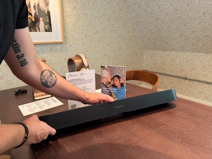Compatta per i piccoli soggiorni: la Sonos Beam Ultra.