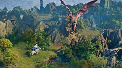 Drachen auf der Abenteuerkarte sind entweder eine Gelegenheit oder eine Warnung. Vermutlich hängt das davon ab, wie gross meine Armee ist.