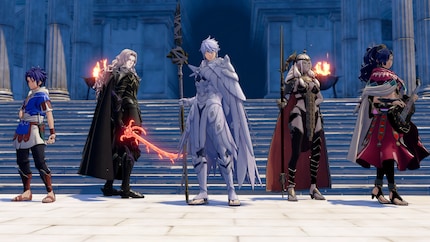 Die Gang: Cai, Dietrich, Eshmel, Theodora, Leda.