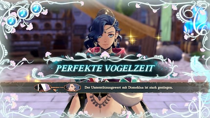 Nach dem Füttern redest du mit dem Vögelchen. Beantwortest du alle Fragen korrekt, gibt es eine «PERFEKTE VOGELZEIT» und deine Bindung zu Eshmel steigt noch stärker.