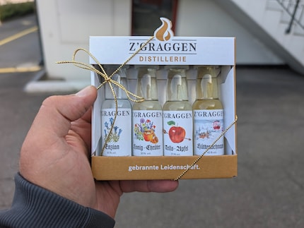 Fisch habe ich vom Lauerzersee nicht mitgebracht, dafür ein Probiererli.