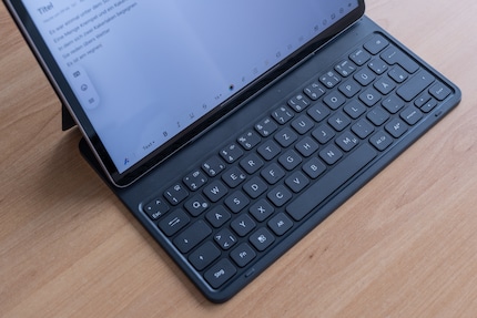 Die Tastatur geht in Ordnung, ist aber nicht immer praktisch.