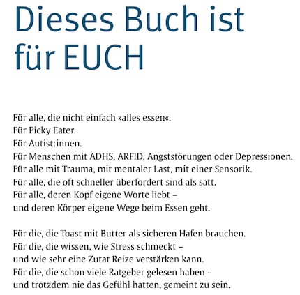 So beginnt das Vorwort – ein Rezeptbuch mit besonderem Fokus.