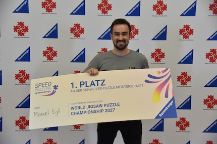 Für seinen Schweizer Meistertitel erhält Egli einen Reisegutschein für die Puzzle-WM 2027.