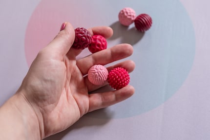 Mit etwas Kreativität kann ich mich mit den Magnetbällen lange beschäftigen.