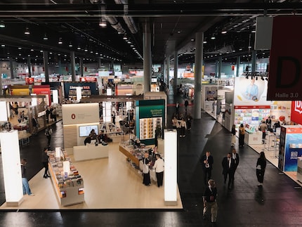 Die Halle 3 um 09:49 Uhr...