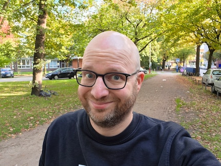 Bij daglicht levert de frontcamera goede selfies.