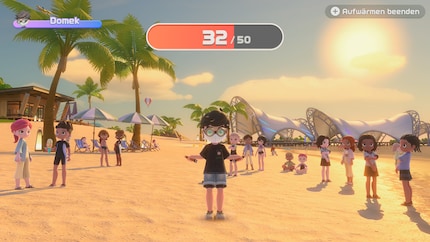 «Switch Sports Resort» bietet mit Seilspringen auch eine Aufwärmübung als Bonus.