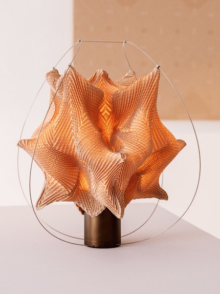 Aus einem Metallrahmen mit textilem Schirm, 3daysofdesign 2026.