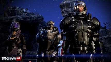 «Mass Effect», shown here in its third installment, is also known for its deep interaction possibilities with NPC companions.