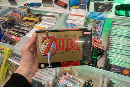 Zwart-goud harmonieert prachtig. Wat een mooie verpakking voor «A Link to the Past»!
