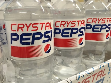 Crystal Pepsi: Sah aus wie Wasser und schmeckte nach Pepsi. Verrückt!