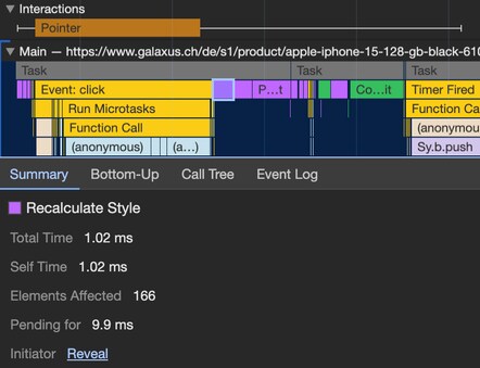 Recalculate Style with yak components
