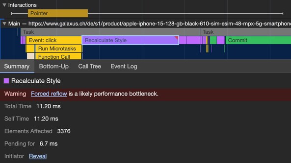 Recalculate Style with yak components