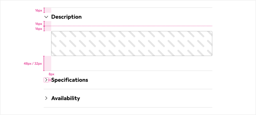 spacing